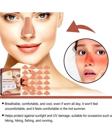 Gnaumore Nasal Sun Protection - UV Shield for Outdoor Sports | 24 PCs Nose Plaster for Ultimate Sun Protection - Buy Online on GoSupps.com