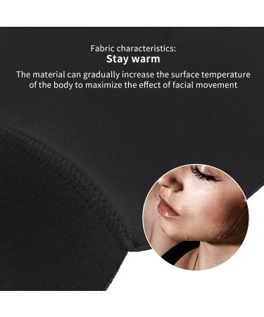 Chin Cheek Lift Up Belt Comfortable Black Adjustable Face Lift Bandage Breathable for Eliminating Double Chins - Buy Online on GoSupps.com