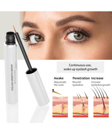 Housn Eyelash Growth Serum - Vegan Eyelash Booster for Fast Growth - Longer, Thicker, Healthier Lashes - 3ml - Buy Online on GoSupps.com