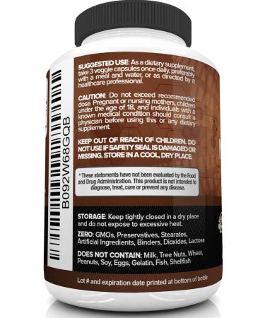 Nutrivein Magnesium L-Threonate (Magtein) 2207mg - Brain Health, Memory & Focus Support - 30 Day Supply (90 Capsules) - Buy Online on GoSupps.com