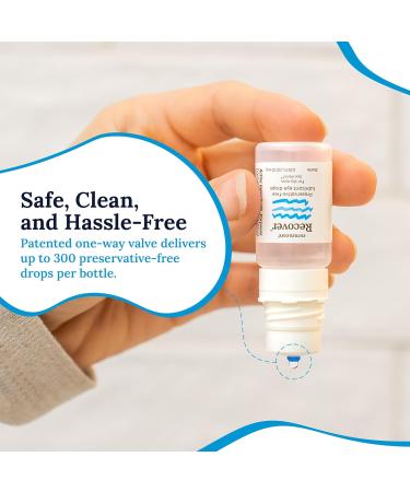 CorneaCare Recover: Eye Drops | Preservative Free Artificial Tears | Hydrating Eye Drops for Dry Eye Relief & Redness | Multi-dose Bottle (300 Drops) - Buy Online on GoSupps.com