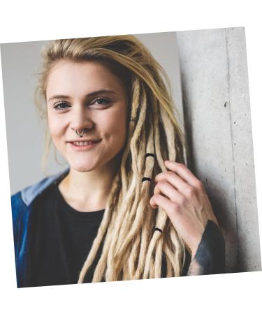 minkissy Hair Braiding Jewelry Hair Cuffs Tubes Dreadlocks Hair Beads Hair Braiding Beads Dreadlock Hair Tube Dreadlocks Ring Decorative Beads Dread Locks Ring Big Hole Hair Accessories - Buy Online on GoSupps.com