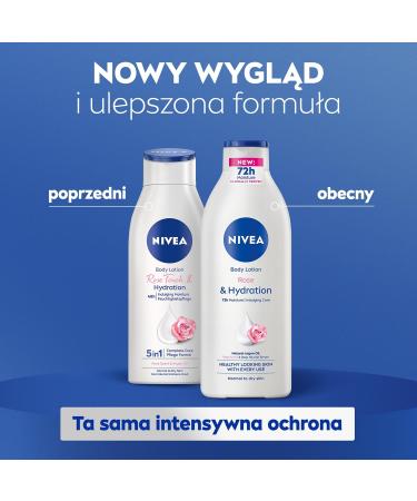 Beiersdorf NIVEA Rose Touch 48 H Moisturizing body lotion with argan oil for normal to dry skin 400 ml - Buy Online on GoSupps.com