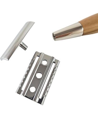 Buy Hans Baier Exclusive Safety Razor | Olive Wood | Premium Shaving | International Shipping - Buy Online on GoSupps.com