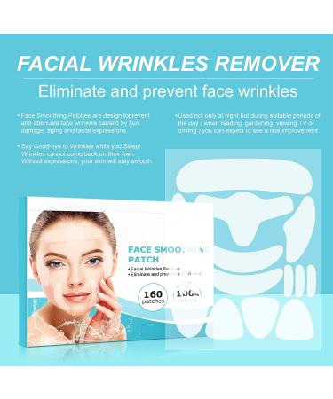 Forehead Wrinkle Patches 160Pcs - Overnight Facial Treatment for Fine Lines & Wrinkles - Buy Online on GoSupps.com