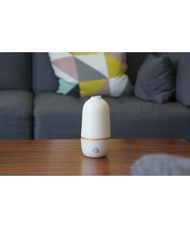 Ekobo Bano Aroma Diffuser for Essential Oils - White Bamboo Fiber - Adjustable Fragrance for Rooms up to 100 sqm | Eco-Friendly Home Essential - Buy Online on GoSupps.com