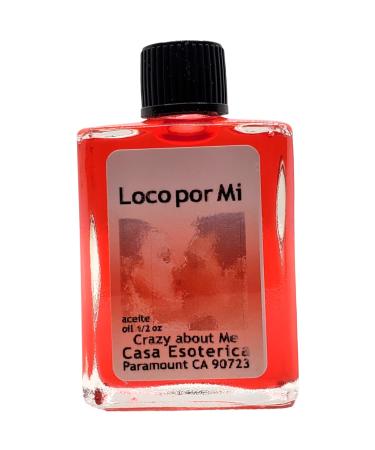 Crazy About Me Oil (Loco por mi Aceite) Spiritual Anointing Oil by CASA ESOTERICA MAGICK SPACE - Love Spell - Magick for Someone to be Crazy in Love with You-0.5 FL OZ (1PACK)