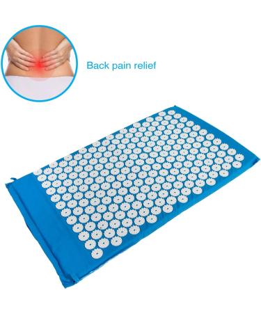 Acupressure Mat for Better Blood Circulation | Needle Mat YantraMatte Yoga & Massage Relaxation Mat - Blue - Buy Online on GoSupps.com