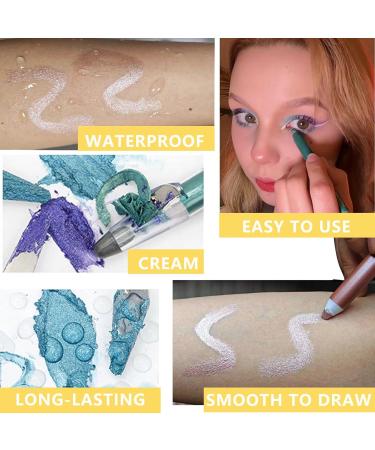 Purple Eyeshadow Stick #3 - Waterproof Long Lasting Highlighter Eye Liner & Shimmer Creamy Eyeshadow - International Shipping Available - Buy Online on GoSupps.com