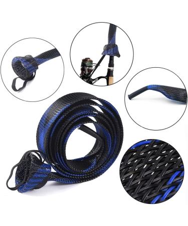 ZHENDUO 10Pcs Fishing Rod Sleeve Set - 67/74.8 Braided Mesh Rod Covers for Bait Casting Sea Fishing - Rod Protector Accessories - 5pcs x 1.7m + 5pcs x 1.9m - Buy Online on GoSupps.com