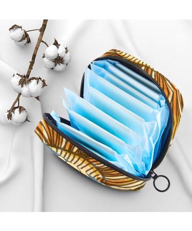Womens Portable Napkin Storage Bag - Wild Mushroom Pattern Zippered Ideal for Menstruation Cups - Perfect for Teenagers & Women - Buy Online on GoSupps.com