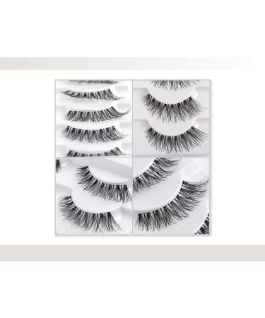 3D False Eyelashes - Handmade Natural Look Fluffy Strip Lashes Multipack (HS17-7) - Buy Online on GoSupps.com