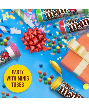 Broadway candy M&M'S Lot de 24 tubes de bonbons au chocolat au lait Taille mini 50 g - Buy Online on GoSupps.com
