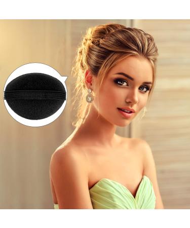 11pc Sponge Volume Hair Bases Set for Women - Bump Up Inserts & Styling Tools in Black Brown - DIY Hairstyles Accessories - Buy Online on GoSupps.com