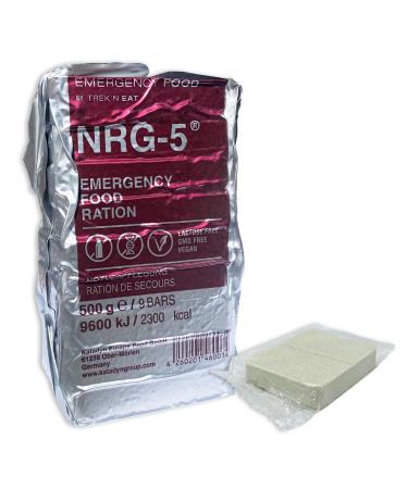NRG-5 Energy Seal Outdoor Bar - 24-Day Emergency Food Supply for Survival | Long-Lasting Compact Nutrient-Rich - Buy Online on GoSupps.com