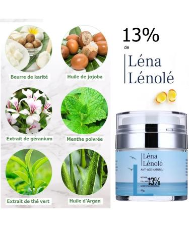 L NA L NOL - Anti-Wrinkle Cream for Women & Men - Anti-Aging & Dark Circles - Hyaluronic Acid - Retinol Collagen Vitamin C Plants - All Skin Types - 100% Natural and Vegan - Highly Concentrated (13%) - Buy Online on GoSupps.com