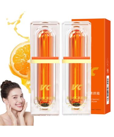 Five Vitamin C Tone Up Cream Vitamin C Cream for Face Quick Makeup Moisturizer for Radiant Skin Face Moisturizing Deep Hydration Toning for All Skin Types & Daily Use (2PC 1) 2PC 1 Fl Oz (Pack of 1)