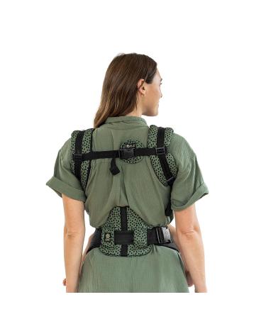LLLbaby Complete 6-in-1 Luxe Ergonomic Baby Carrier | Lumbar Support | 7-45 lbs | 360 Baby Wearing | Inward & Outward Facing | Speckled Succulent - Buy Online on GoSupps.com