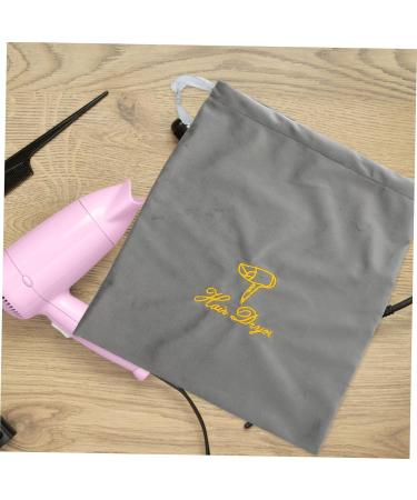 Gogogmee Hair Dryer Attachments Storage Flat Ironing Travel Bag Hair Dryer Bag Drawstring - Buy Online on GoSupps.com