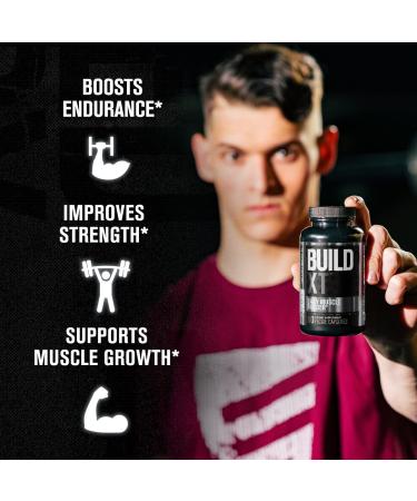 Build-XT Muscle Builder - Daily Muscle Building Supplement for Growth and Strength | Peak02 & elevATP Ingredients - 120 Veggie Pills - Buy Online on GoSupps.com