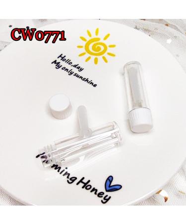 10pcs Portable Silicone Contact Lens Inserter Sticks & Travel Bottles - Colorful Care Set for Easy Use on the Go | CW0771 - Buy Online on GoSupps.com