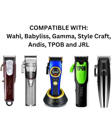 One Blade Adjustable Hair Clipper Guard - 5 Lengths Compatible with Wahl Babyliss JRL Gamma & TPOB | WezTeck Black - Buy Online on GoSupps.com