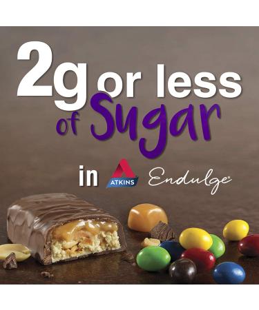 Atkins Endulge Peanut Caramel Cluster Bar - Keto-Friendly (5 Bars) - Buy Online on GoSupps.com