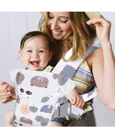 Liuer Baby Carrier for Newborns - Portable Breathable Convertible Carrier for Infants & Toddlers (3-15kg) - Front & Back Support White - Buy Online on GoSupps.com