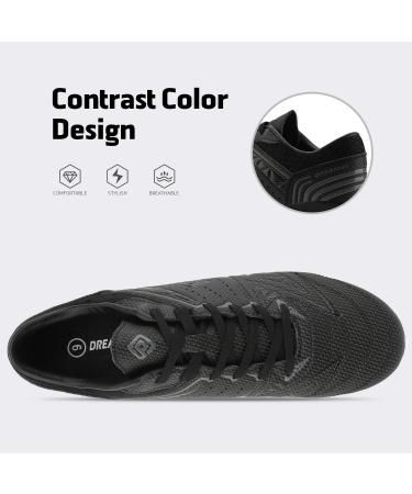 DREAM PAIRS Men's Cleats Football Soccer Shoes 10.5 - 859 Black/Dark Grey - Buy Online on GoSupps.com