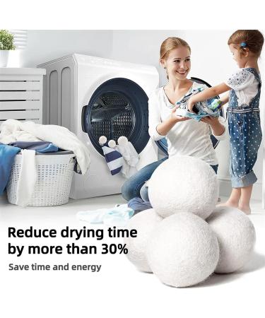 5/10Pcs Wool Dryer Balls Reusable 3-5cm Softener Laundry Ball Natural Fabric Dryer Balls Household Washing Machine Accessories (Color : 4CM 5Pcs Type A) - Buy Online on GoSupps.com
