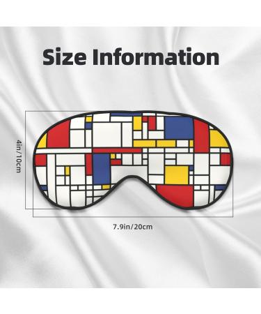 Shop Abstract Pattern Print Soft Eye Mask | Best Sleep Mask for Travel & Relaxation - Unisex Design - Buy Online on GoSupps.com