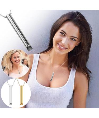 Rtbrcg 2-Piece Breath Chain - Smoke Cessation & Stress Relief Necklace for Meditation & Breathing Exercises | Perfect for Men & Women - Buy Online on GoSupps.com