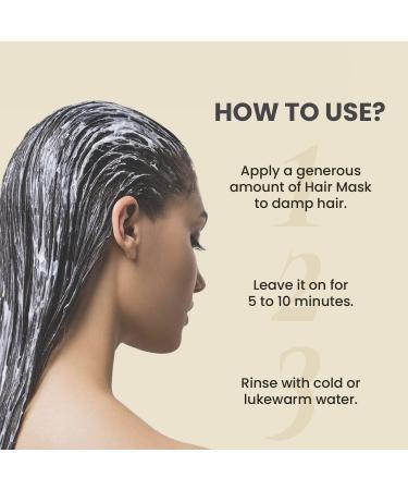 MOEHAIR Hair Mask - Hydrating Shea Butter & Olive Oil Treatment for Damaged Hair | Sulfate & Paraben-Free (12 Fl. Oz - Buy Online on GoSupps.com