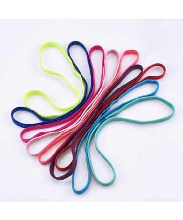 Buy 9-Piece Anti-Slip Sports Hairband Set | Thin Headbands for Men Women & Children - Perfect for All Activities - Buy Online on GoSupps.com