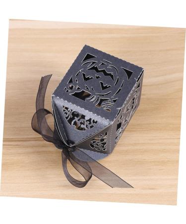 Mobestech 150 Pcs Halloween Hollow Candy Box Black Spider Treat Boxes Halloween Party Treat Boxes Party Boxes for Kids Halloween Goodie Bags Black Candy Boxes Hollow Out Ribbon Child Pumpkin - Buy Online on GoSupps.com