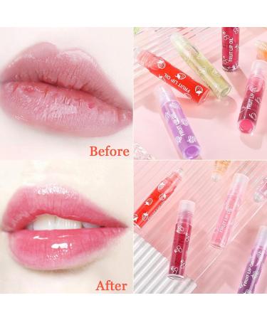 Moisturizing Lip Gloss 6 Pi ces Huile L vres Transparente Incolore Set Roll-on Lip Oil Gloss L vres Aromatis Aux Fruits Rouge l vres Liquide Repulpant Baume L vres pour Femmes Filles - Buy Online on GoSupps.com