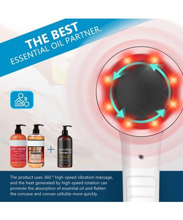 Wireless Body Sculpting Cellulite Massager | Handheld Deep Tissue Massager with Touch Screen | Lymphatic Drainage Machine with 9 Massage Attachments - Buy Online on GoSupps.com