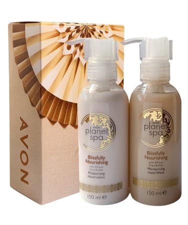 Planet Spa Blissfully Nourishing Gift Set - Avon Hand Wash & Lotion 150 ml in Elegant Gift Box - Ideal International Gift - Buy Online on GoSupps.com