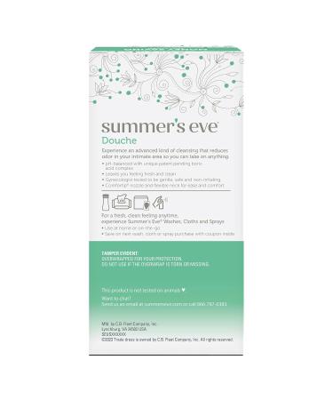 Shop Summer's Eve Feminine Douche - Complete Clean Odor Reduction with Boric Acid 2 Units 4.5 oz - Global Shipping Available - Buy Online on GoSupps.com
