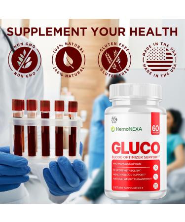 (2 Pack) HemoNexa Capsules Official Hemo Nexa Blood Health Support Pills with All Natural Ingredients Advanced Wellness Support Formula with Max Strength Vitamins for Women & Men (120 Capsules) - Buy Online on GoSupps.com