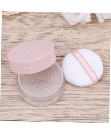 FOMIYES 3pcs Powder Puff Case Empty Loose Cosmetic Jars Makeup Powder Holder Refillable Loose Makeup Pink 1 g (Pack of 1) Pinkx3pcs - Buy Online on GoSupps.com