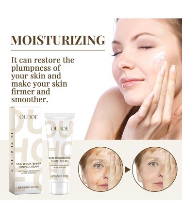 New Natural Brightening Toning Cream Instant Anti-Wrinkle Cream Quick Lift Cream Skin Brightening Body Lotion for Face and Body.(1pcs) - Buy Online on GoSupps.com