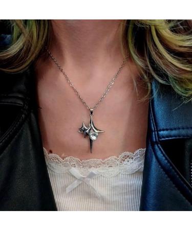 Oralgos Cross Heart Neck Chain - Handmade Gothic Choker with Crucifix Pendant | Ideal Gift for Women and Girls - Buy Online on GoSupps.com