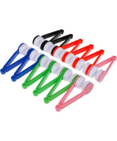 12 Pcs FRIUSATE Glasses Cleaner Clips: Microfiber Eyeglass Lens Cleaning Brush - Buy Online on GoSupps.com