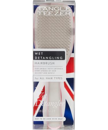 Tangle Teezer Large Ultimate Detangler Hairbrush - Ideal for Long, Thick, Curly & Textured Hair | Two-Tiered Teeth for Gentle Detangling | Reduces Breakage | Ergonomic Handle | Pebble Grey Kiss - Buy Online on GoSupps.com