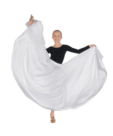 Eurotard Girls' 13674c Child Skirt One Size White