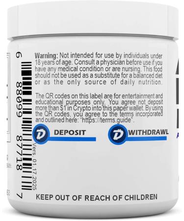 REVGENETICS Advanced NAD Powder - Dietary Supplement 147 Servings Unisex Vitamin B3 (NAD) 25 Grams - Buy Online on GoSupps.com