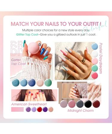 ROSALIND 30PCS Gel Nail Polish Set - Long Lasting DIY Manicure with Base & Top Coat Multicolored Glitter & Matte Options - Perfect Gift for Nail Art Enthusiasts - Buy Online on GoSupps.com
