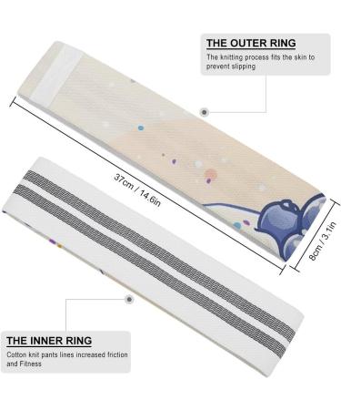 Shop Premium Resistance Bands - Elastic & Fabric Exercise Bands with Art Print for Full Body Workouts | International Shipping Available - Buy Online on GoSupps.com