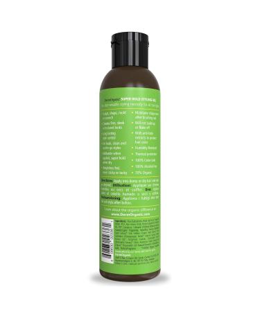 DermOrganic Super Hold Styling Gel for Hair with Pomegranate Anti-Fade Extract - Alcohol-Free 8 fl. Oz - Buy Online on GoSupps.com